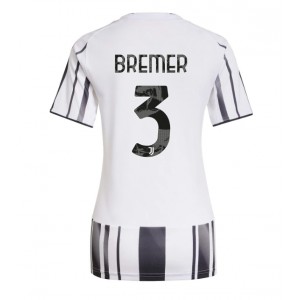 Fotbalové Dres Juventus Gleison Bremer #3 Dámské Domácí Oblečení 2025-26 Krátký Rukáv